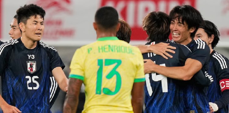 Japan roar back in Tokyo to beat Brazil for first time Japan roar back in Tokyo to beat Brazil for first time