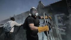 Clashes erupt as thousands protest against government in Mexico