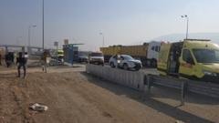 Two killed in suspected Palestinian ramming and knife attack in Israel Two killed in suspected Palestinian ramming and knife attack in Israel