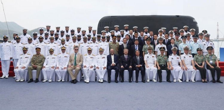 pakistan navy commissions first hangor class submarine pns/m hangor