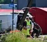 four killed as school minibus collides with train in belgium
