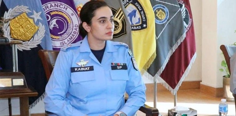 kainat azhar khan appointed islamabad chief traffic officer