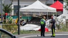 Eleven killed after plane carrying skydivers crashes in eastern France
