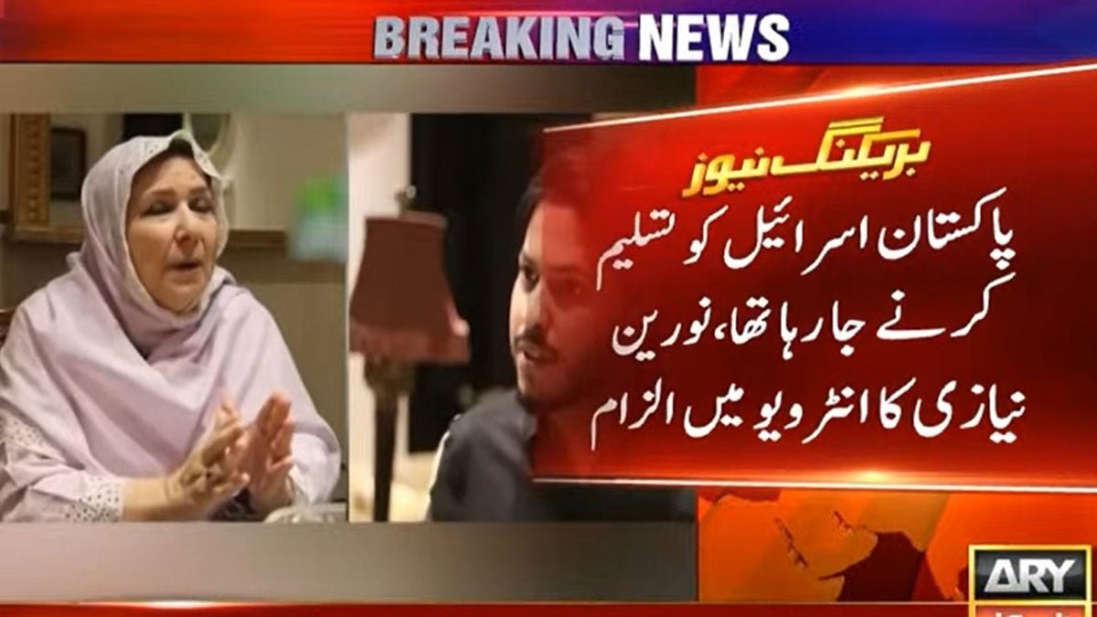 Noreen Niazi alleges Pakistan was about to recognize Israel in widely-condemned interview