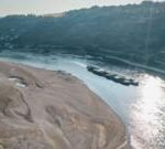 rhine falls to record low levels as drought strains europe's rivers